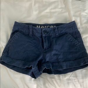 Navy Blue Delia’s Mercer Shorts